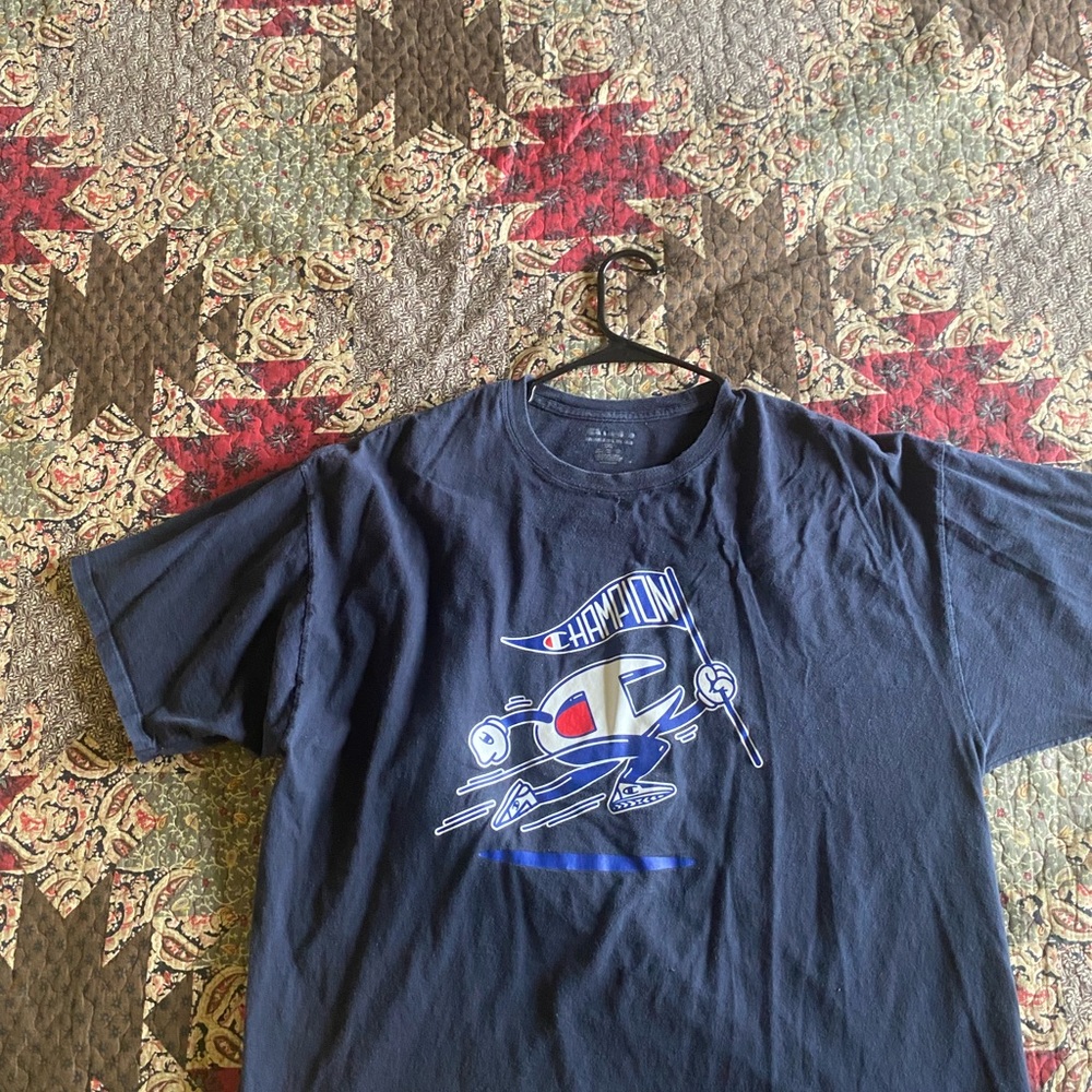 Champion Black Graphic T-Shirt